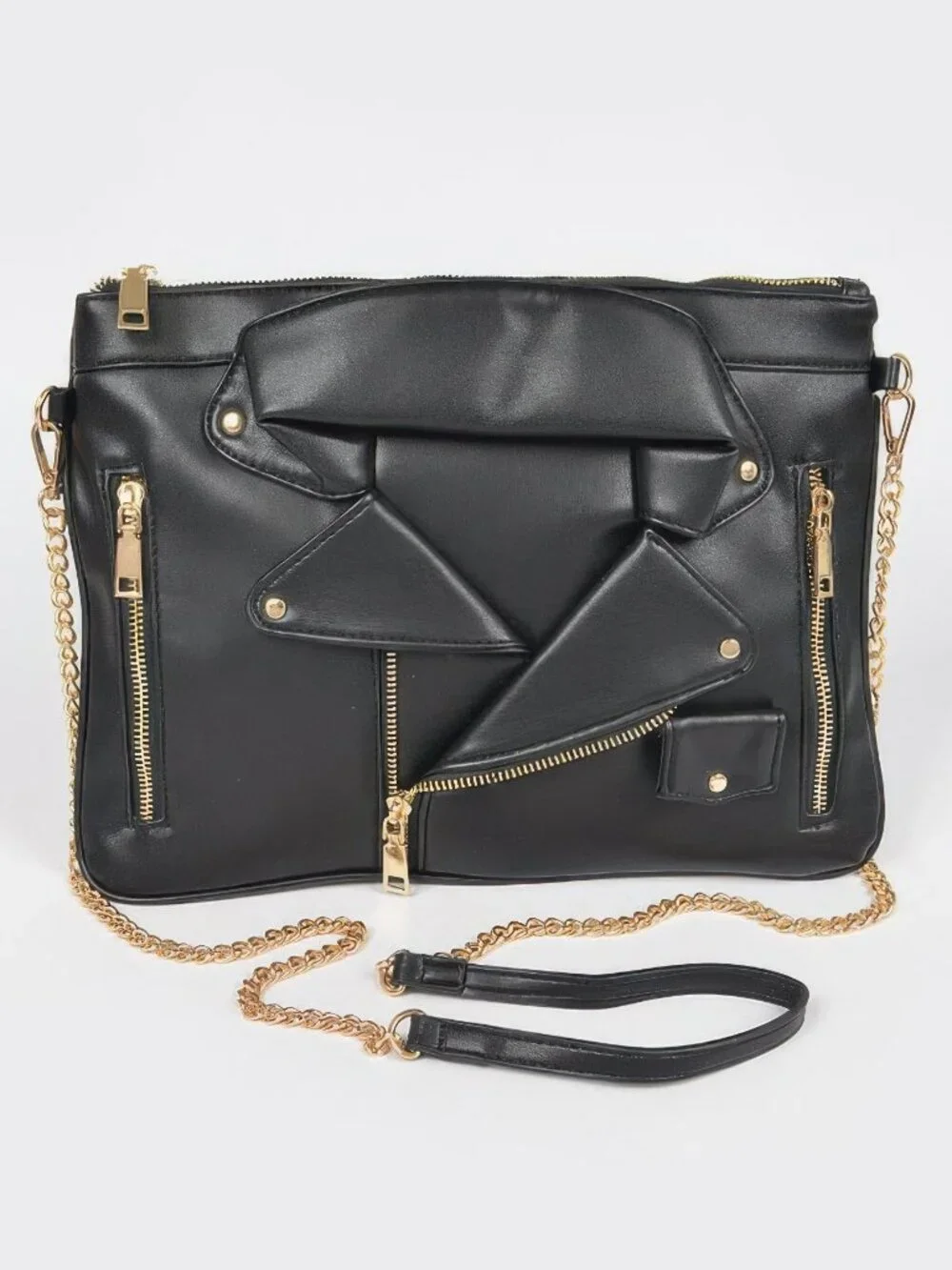 Faux Leather Novelty Bag